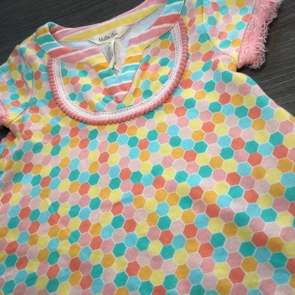 Matilda Jane Dream Chasers Dots On Dots Swim Coverup Girls Size 2 - Picture 3 of 12